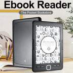 Luocute Portable Ebook Reader 6 Inch Ink Screen, 8GB Storage