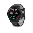 Garmin Forerunner® 265, Running Smartwatch, 46mm, Black/Powder Gray