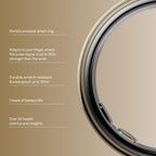 OURA Ring 5 Smart Ring - Gold - Size 8 - Fitness & Sleep Tracker