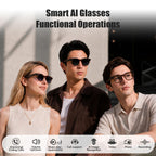 AI Glasses with Camera, 4K Video, Real-Time Translation, AI Assistant