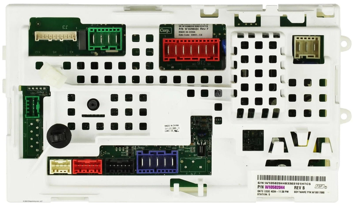 W10582044 for Kenmore Washer Main Control Board 11021492310 11025102310