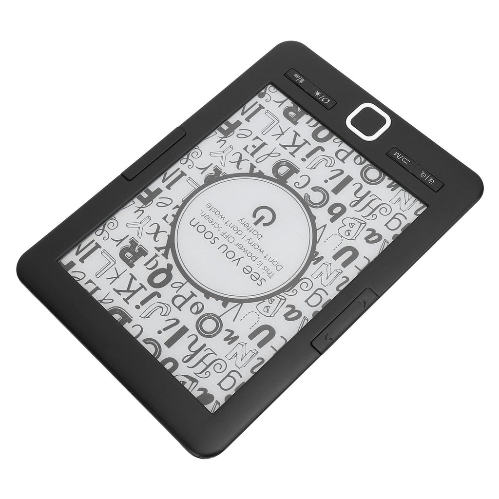 BK6033 Electric Book Reader, 6 Inch Ink Screen E Reader with 8GB Storage and Adjustable Brightness, Portable Digital Reading Device for Commuting and Travel