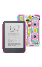 Amazon Kids Kindle 16GB (newest model), Now thinner and lighter, 6" glare-free display, weeks of battery, includes 1 year of books and Bookman cover