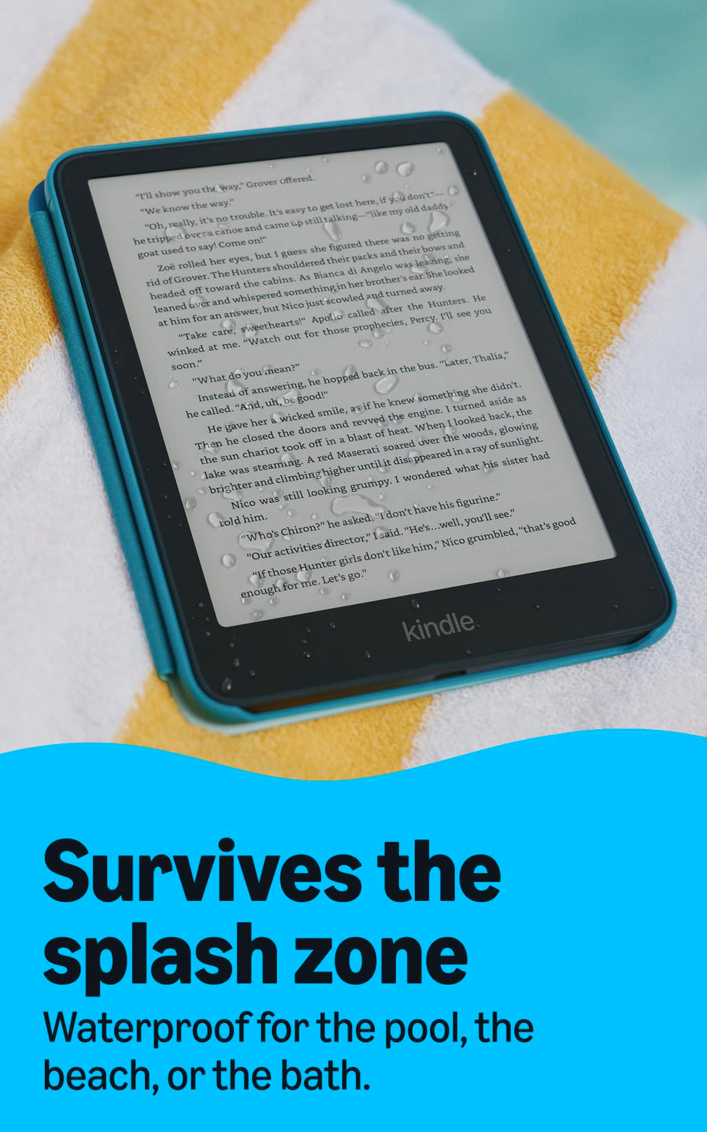 Amazon Kids Kindle Paperwhite 16GB (newest model), Thinner and lighter, 7" display, Months of battery, Includes 1 year of books and Whisker World cover