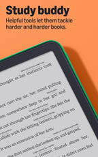 Amazon Kids Kindle Colorsoft 16GB (newest model), Thinner and lighter, 7" color display, Weeks of battery, Includes 1 year of books and Desert Dash cover