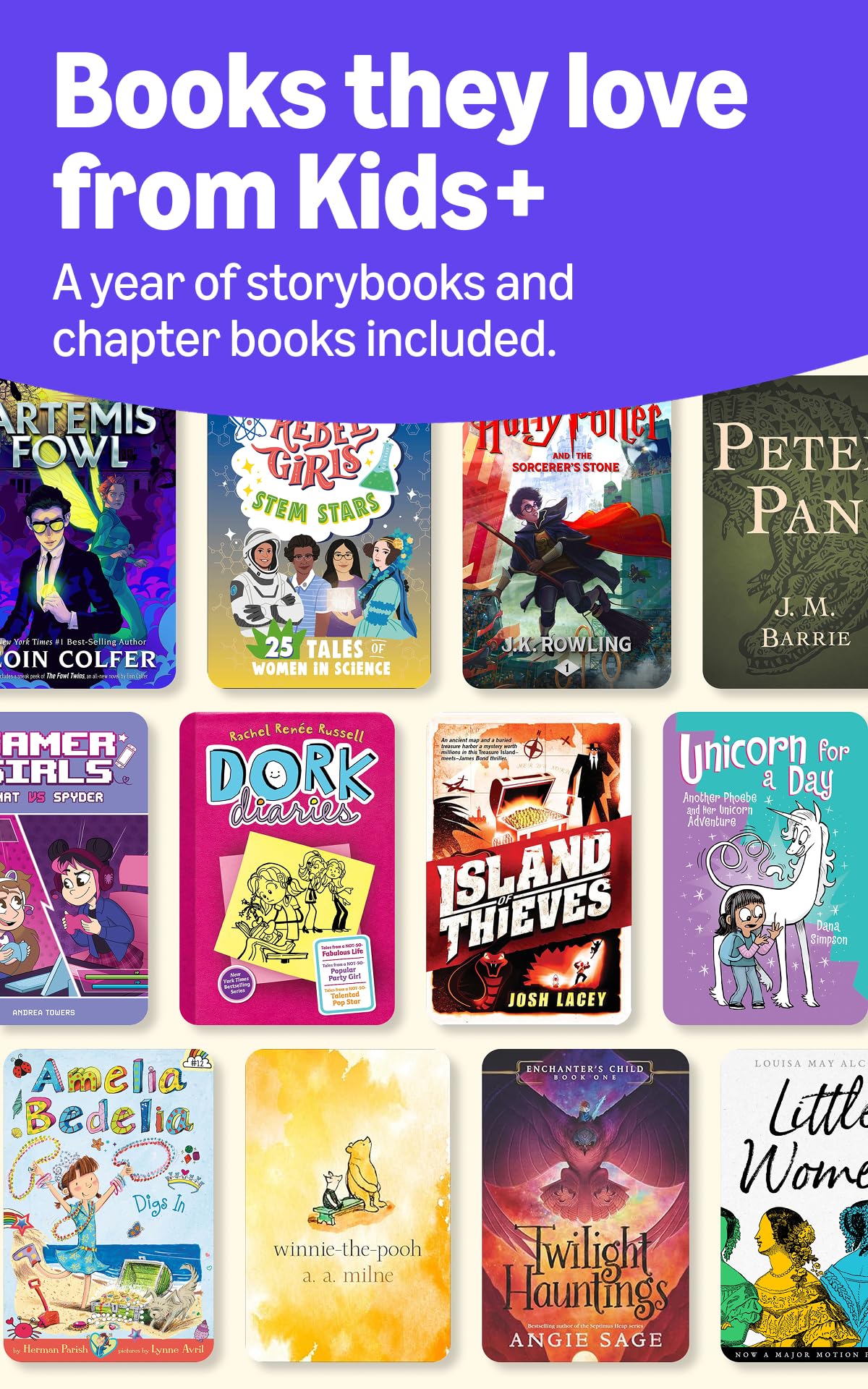 Amazon Kids Kindle 16GB (newest model), Now thinner and lighter, 6" glare-free display, weeks of battery, includes 1 year of books and Bookman cover