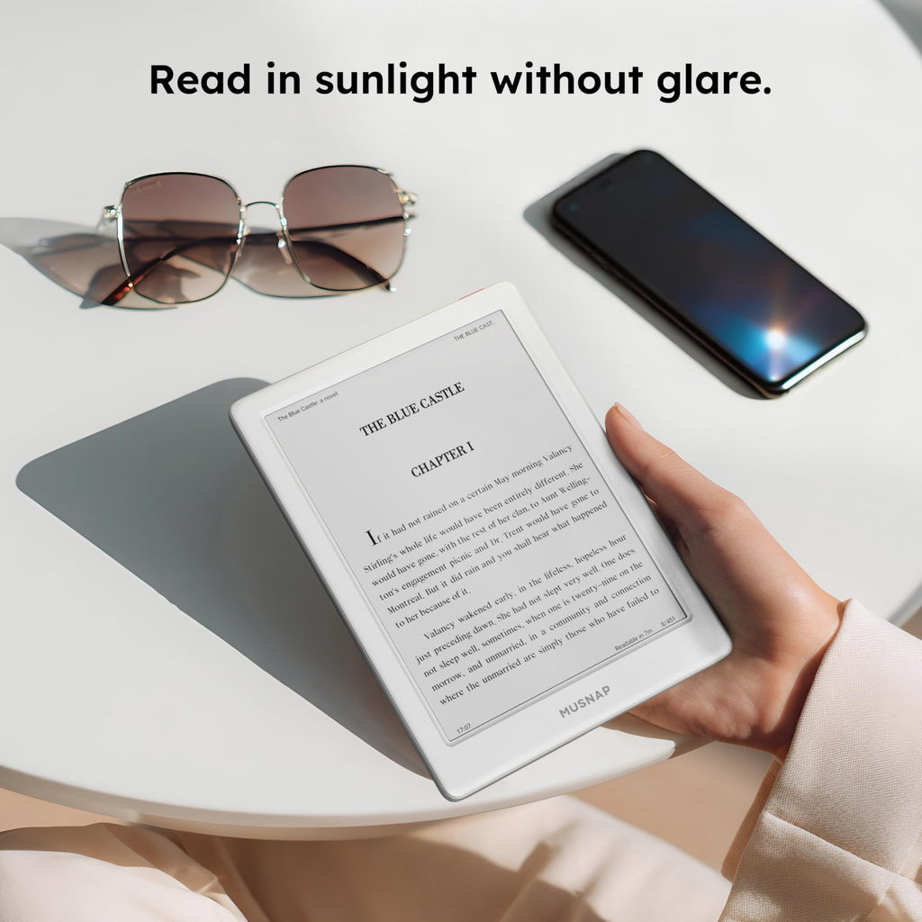 Neo 64GB+2GB eBook Reader Supports 3rd-Party apps, 6”E Ink ePaper eReader B/W Digital Paper, Long Battery Life for Reading