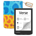 PocketBook Verse E-Reader with Flip Cover | Eye-Friendly 6'' E-Ink Carta™ HD Touchscreen | Adjustable SMARTlight | Up to 1 Month of Battery Life| E-Book Reader in Bright Blue