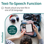 PocketBook Era Color Ereader - 7 Inch E Ink Kaleido 3 Screen - Eye-Friendly Audio-Book & E-Book Reader - Text-to-Speech - Waterproof IPX8 - Bluetooth & Speakers - WiFi Cloud Sync - 32GB Storage