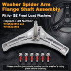 Washer Spider Arm Flange Shaft Assembly Fit for Ge Washer