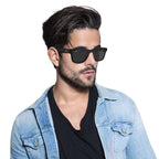 Ray-Ban Stories | Wayfarer Square Smart Glasses, Matte Black/Dark Grey, 53 mm