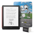 Kindle Paperwhite Kids Essentials Bundle including All-new Kindle Paperwhite Kids (16GB) - The Diary of a Wimpy Kid and Power Adapter