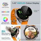 SOUYIE Smartwatch for Men GPS Fitness Tracker Bluetooth Call 15-Day Battery