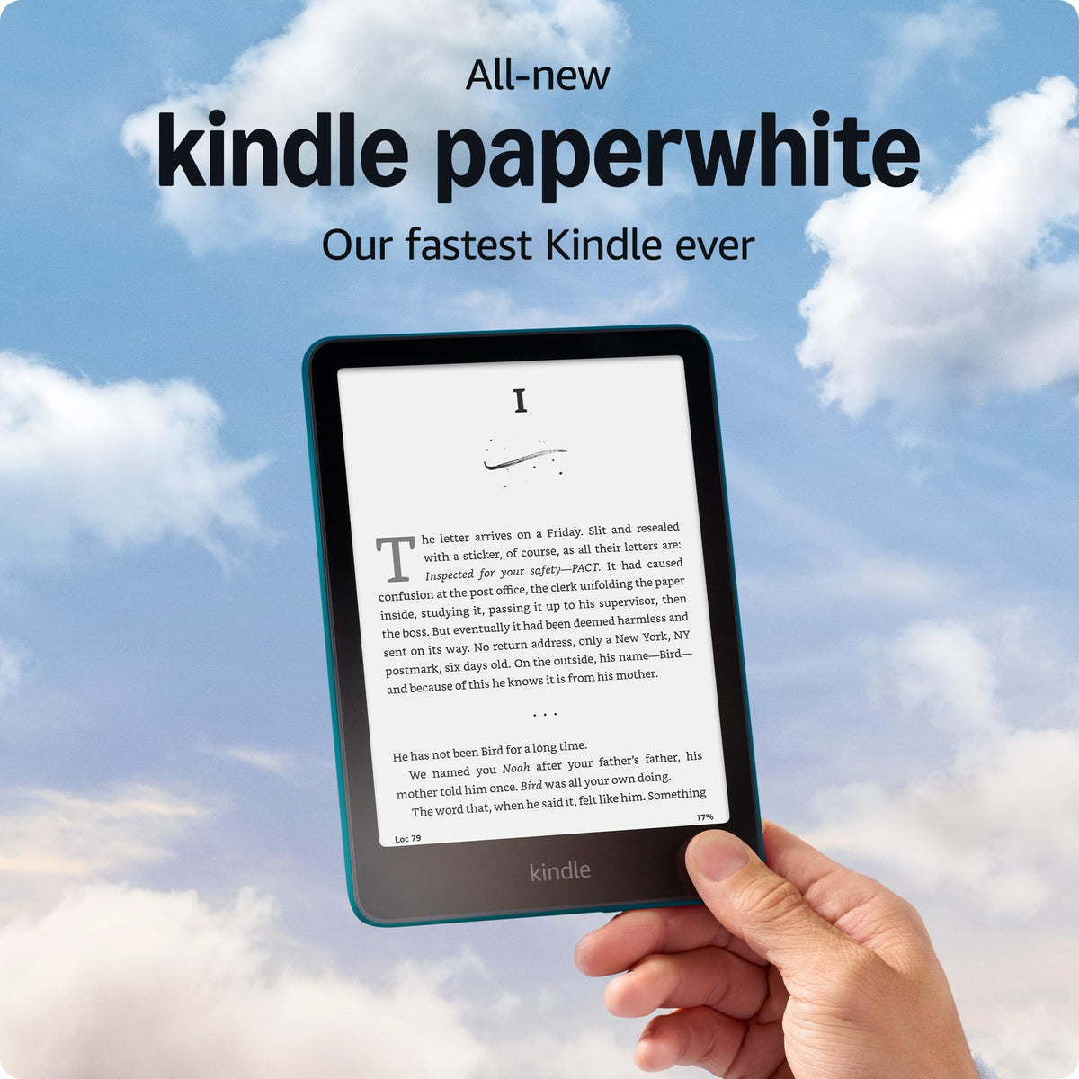 Amazon Kindle Paperwhite Bundle: Includes, Amazon Kindle Paperwhite 16GB | Black, Fabric Cover| Black, & Power Adapter