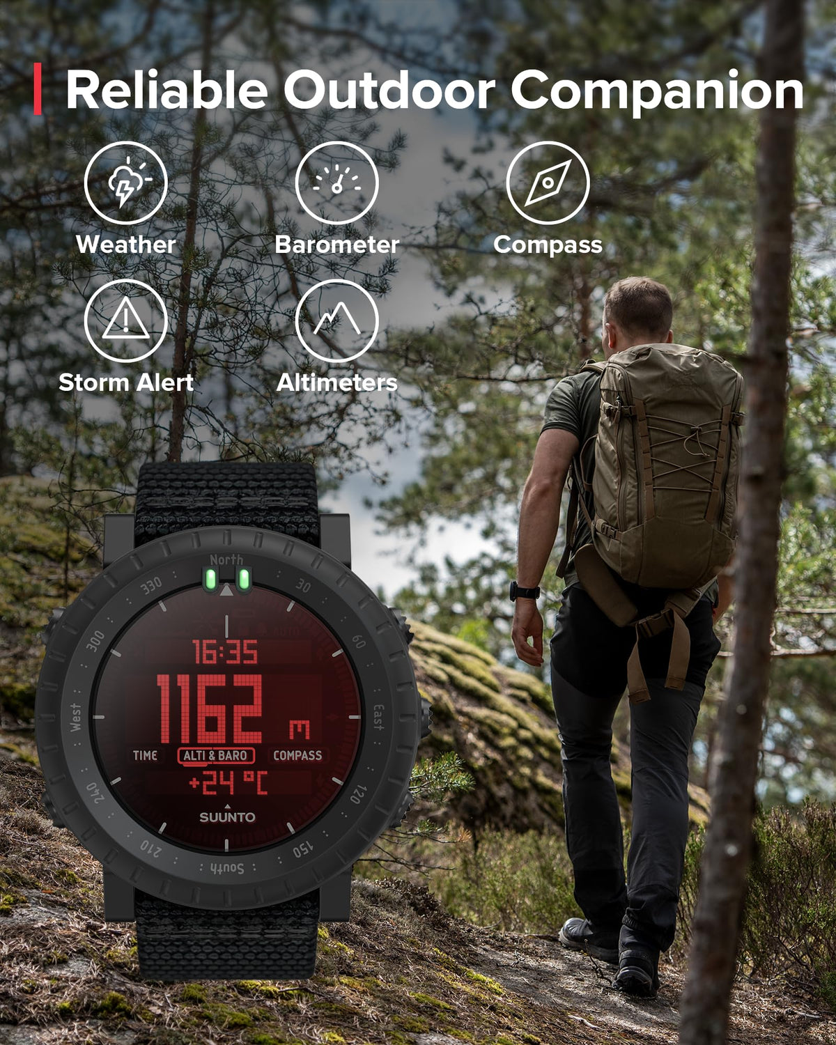 SUUNTO Core, Outdoor Sports Watch, Multiple Styles/Colors