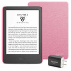 Kindle Essentials Bundle including Kindle (2024 release) - Matcha, Fabric Cover - Matcha, and Power Adapter