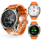 Anywise W1Pro Smart Watch for men, 5ATM Dual-Band GPS Offline Map