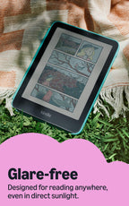 Amazon Kids Kindle Colorsoft 16GB (newest model), Thinner and lighter, 7" color display, Weeks of battery, Includes 1 year of books and Desert Dash cover