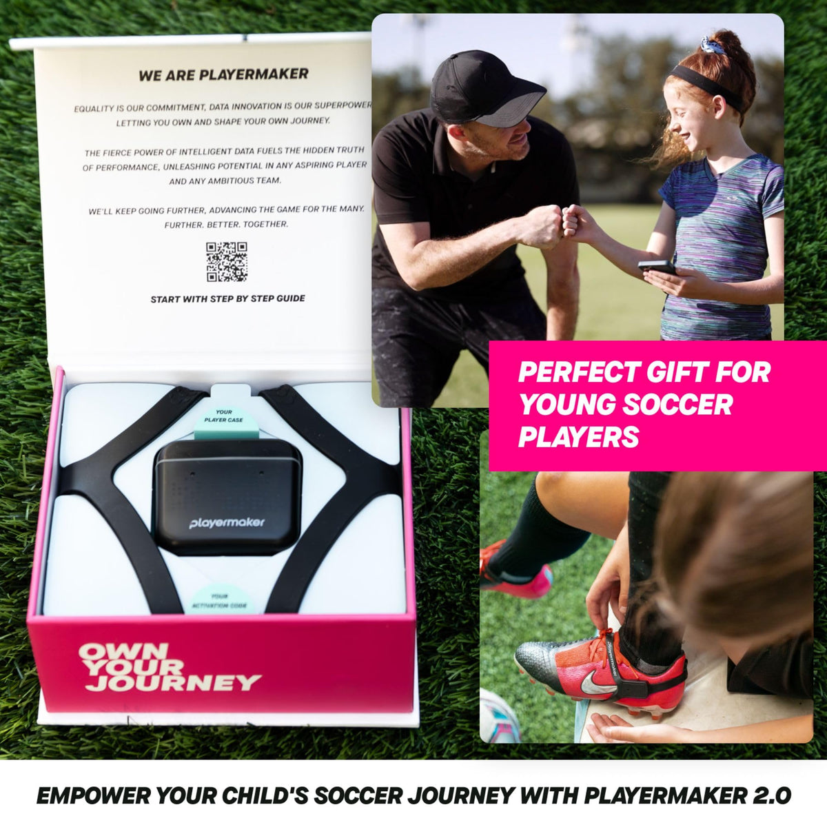2.0 Smart Soccer Tracker, Wearable AI Sensor & FIFA Certified