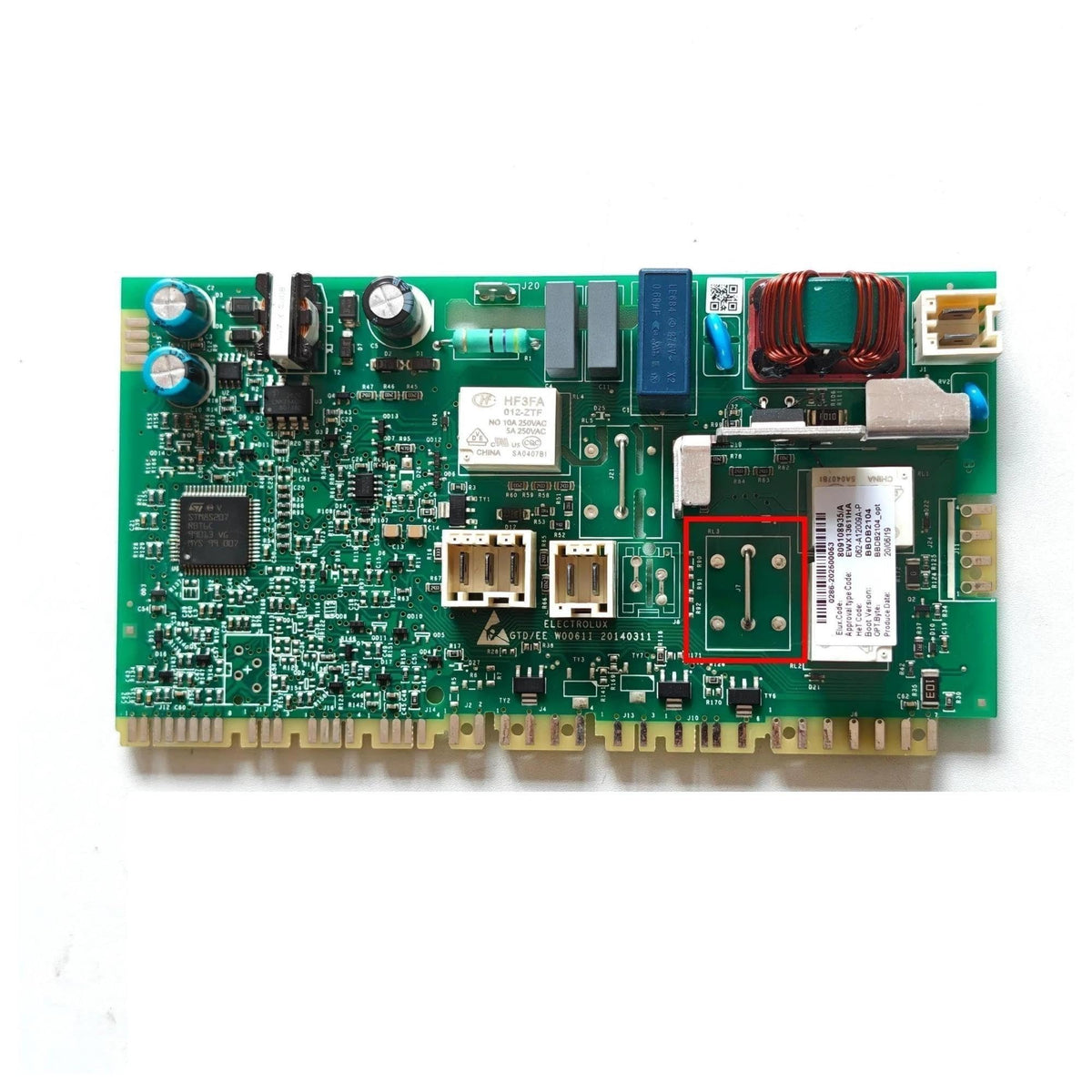 Washing machine control board Compatible For Electrolux 809108935/A EWX13611HA BBDB2104 circuit board PCB main control board washing machine parts(809108935 A)