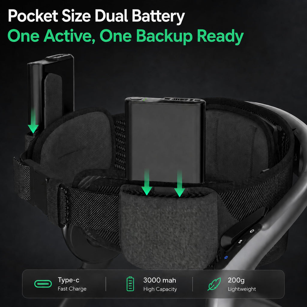 Exoskeleton with Dual Compact Batteries