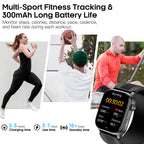 Smart Watches for Men Women with Airbag Cuff, Health Watch with 24/7 Blood Pressure/Heart Rate/Blood Oxygen/Sleep Monitor, SOS, 2.06" AMOLED Display Fitness Tracker Watch for Android iPhone