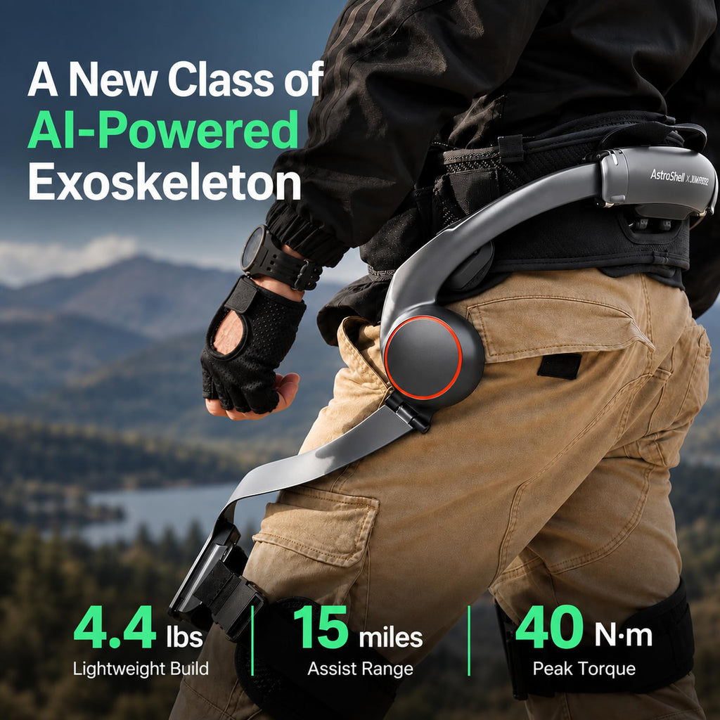 Exoskeleton with Dual Compact Batteries