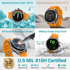 SOUYIE Smartwatch for Men GPS Fitness Tracker Bluetooth Call 15-Day Battery