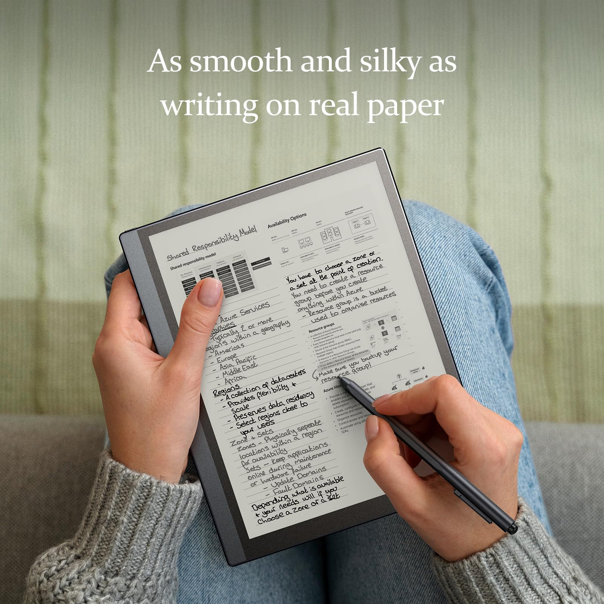Kloudnote Slim 10.3" Digital Notebook, E Ink Tablet and ePaper Notepad for ebook Reading and Writing, 227ppi ereader Device in 2025, 5.3mm Ultra-Thin (Grey)