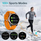 SOUYIE Smartwatch for Men GPS Fitness Tracker Bluetooth Call 15-Day Battery