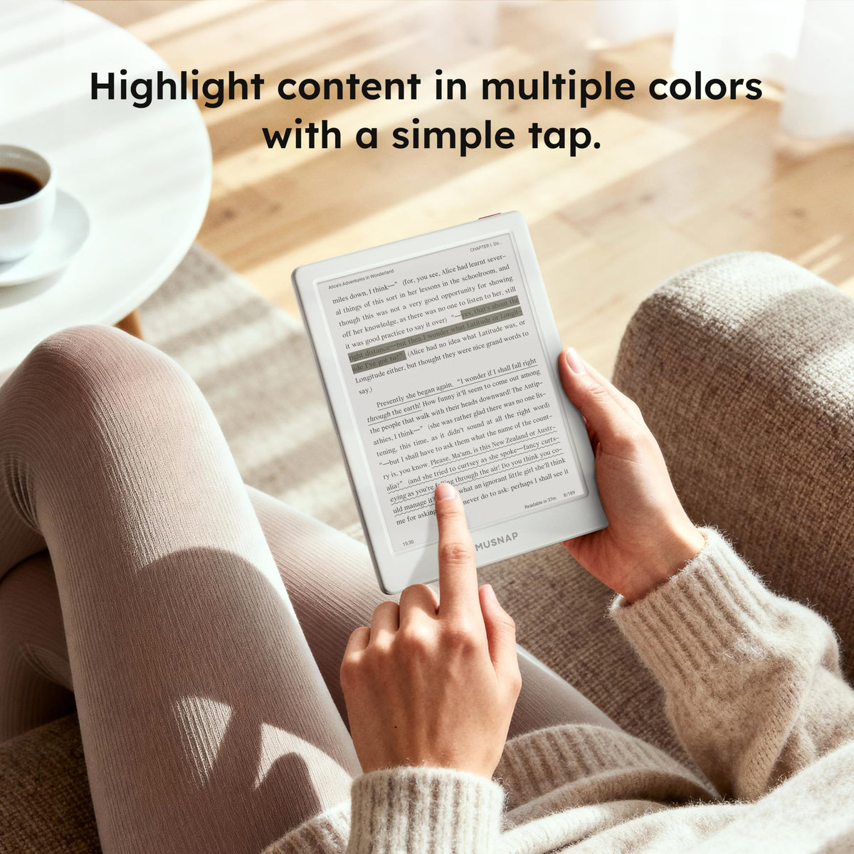 Neo 64GB+2GB eBook Reader Supports 3rd-Party apps, 6”E Ink ePaper eReader B/W Digital Paper, Long Battery Life for Reading